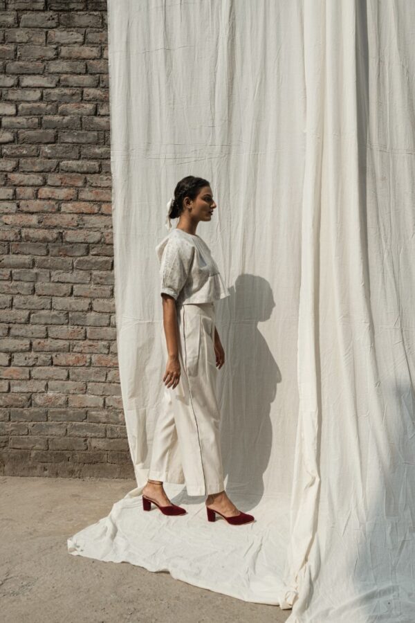 Olearia Pin Tuck Blouse - Image 3