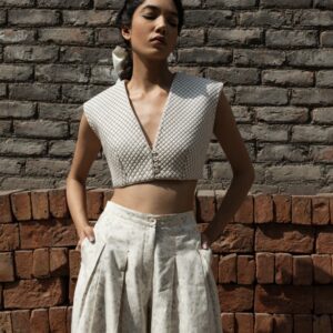 Moonflower Quilted Blouse