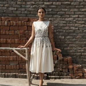 Aster Knife Pleat Dress