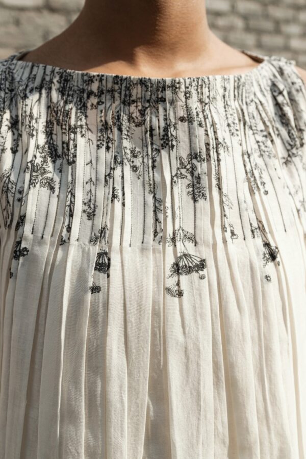 Belladonna Pleated Neck Dress - Image 3