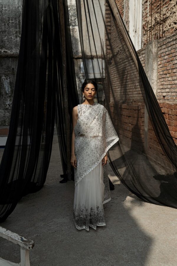 Calla Organza Saree - Image 2