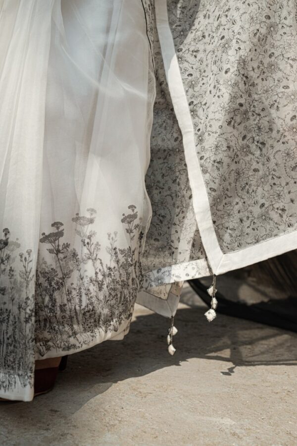 Calla Organza Saree - Image 4