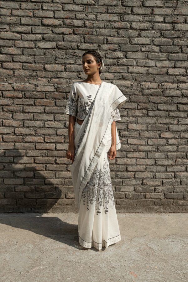 Ivy Chanderi Saree - Image 4