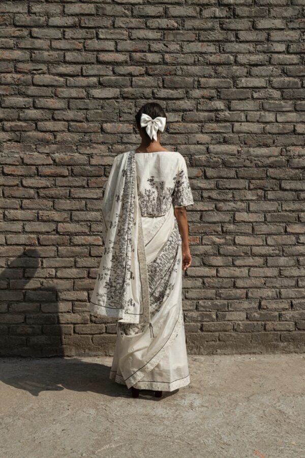 Ivy Chanderi Saree - Image 3