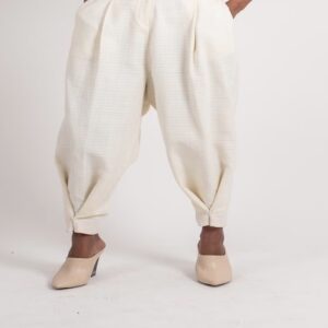 TEXTURED ANKLE LOOP PANT