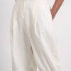 TEXTURED ANKLE LOOP PANT
