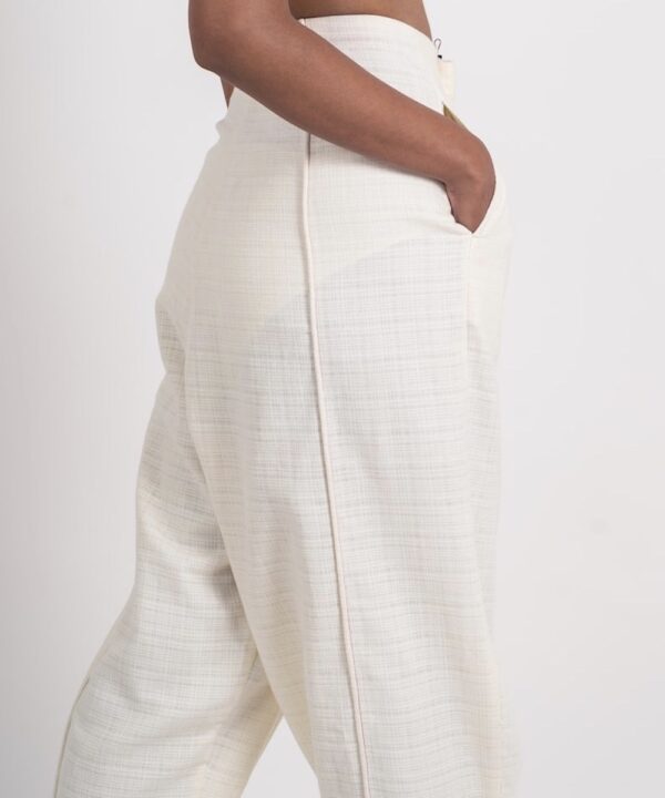 TEXTURED ANKLE LOOP PANT - Image 3