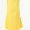YELLOW OMBRE SAREE + PETICOT