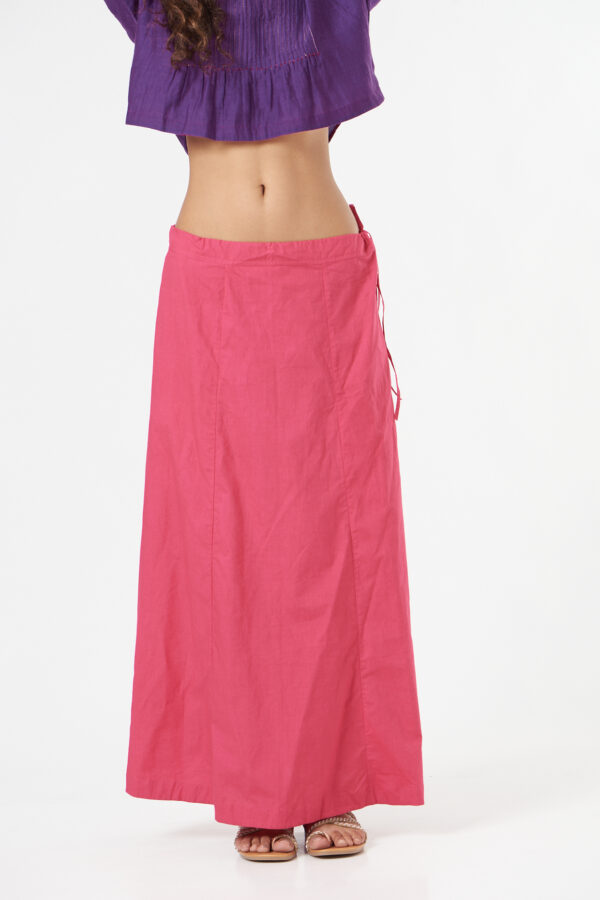 RED SAREE OMBRE + PETICOT