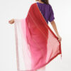 RED SAREE OMBRE + PETICOT