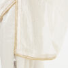 IVORY WHITE SAREE + PETICOT