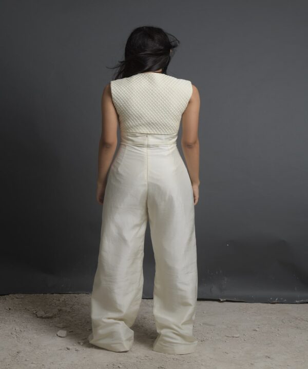 HAPPY OVERLAP PLEATED PANTS