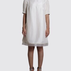 EMPOWER CORDED HIGH NECK DRESS