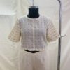 PIN TUCK SLEEVE TOP