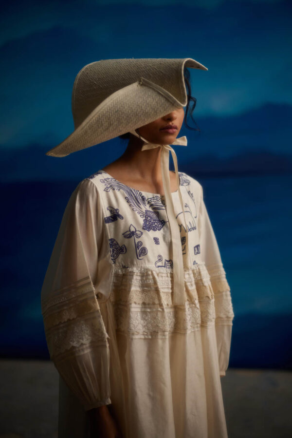 Ambretta Square Sleeve Dress - Image 2