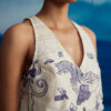 Salvia V-Neck Top