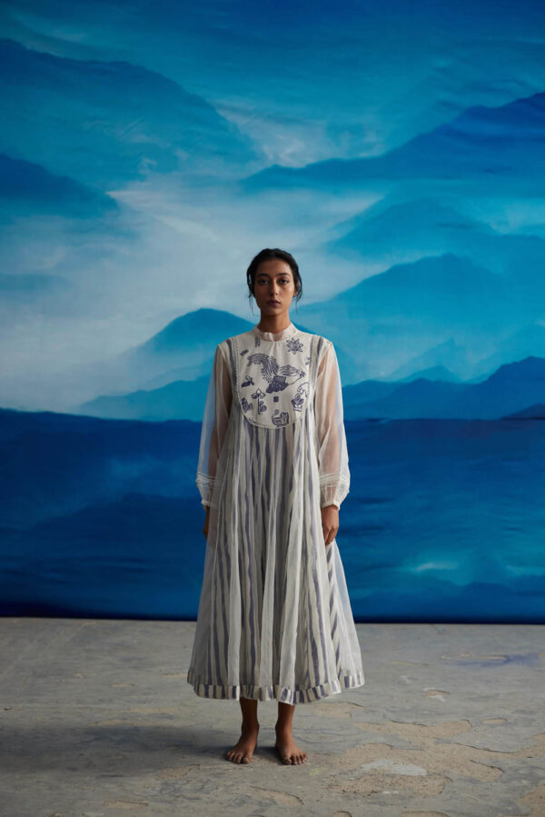 Blazing Yoke Dress