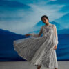 Blazing Yoke Dress