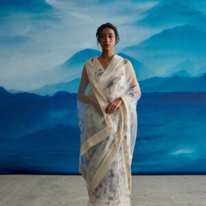 Ambrosia Organza Saree With Peticot